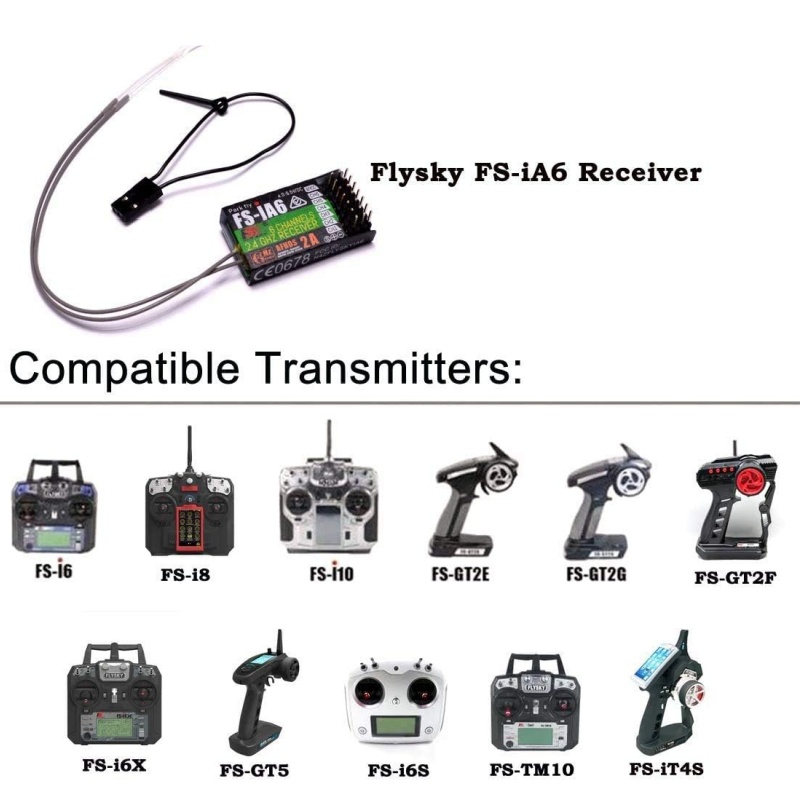 Flysky FS-IA6 Receiver 6CH Dua - Drone Racing Battery ulasan dan harga