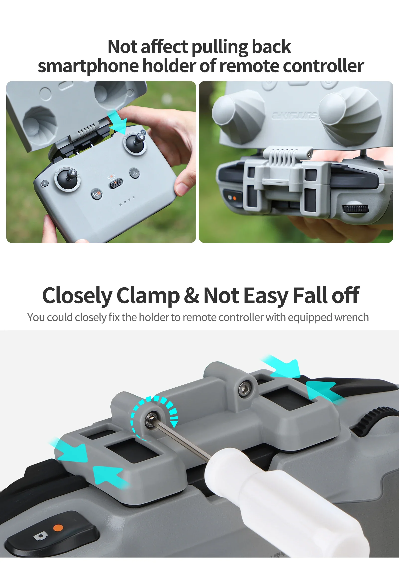 2 in 1 Controller Protector Su - Dji Drone Air 3 ulasan dan harga