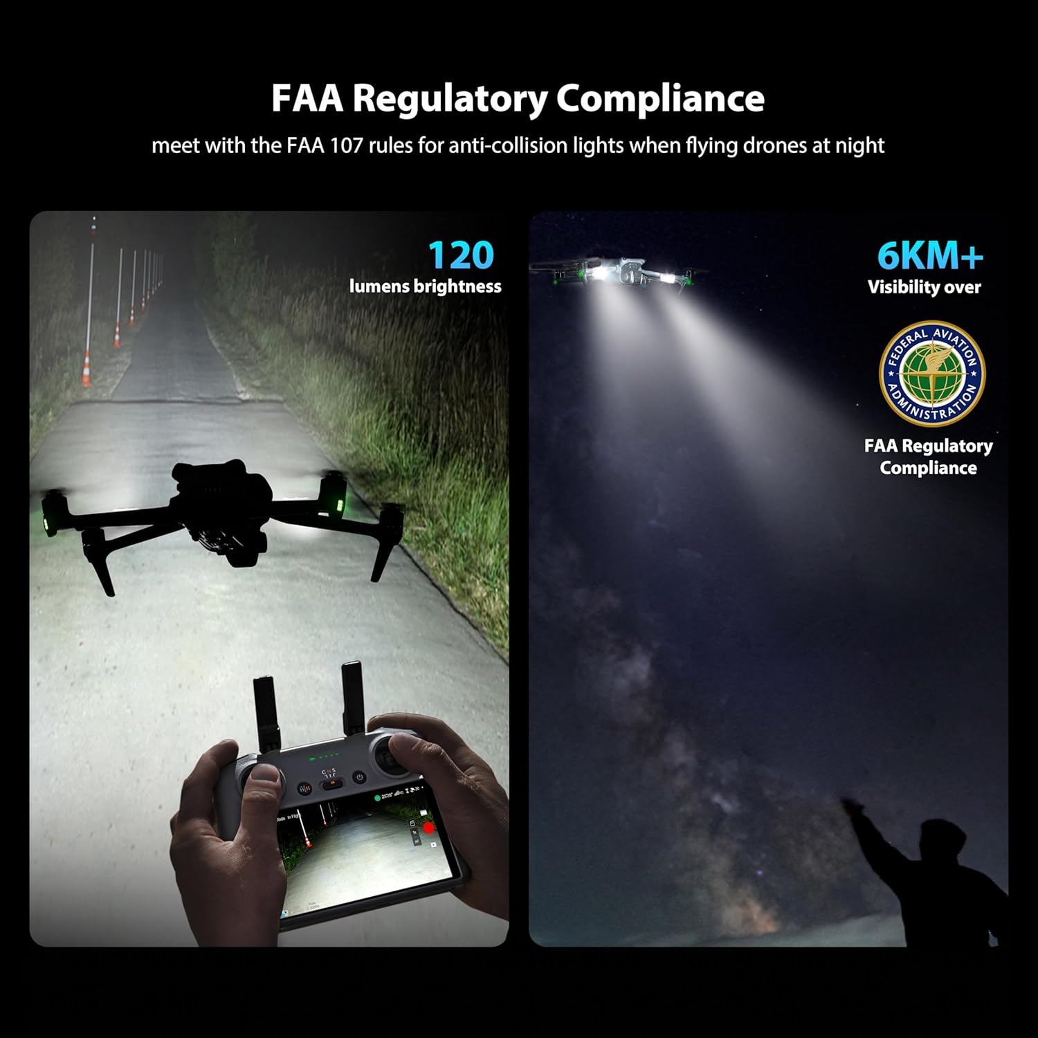 STARTRC Drone Strobe Light Ant - Dji Drone Mini 4 Pro ulasan dan harga