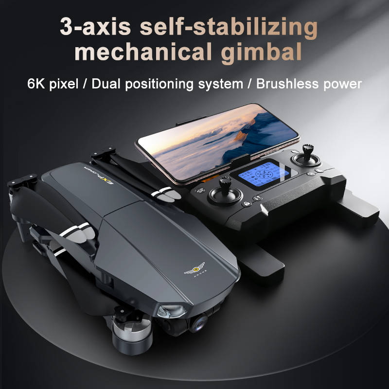 JJRC X20 3-Axis Gimbal Anti-sh - Jjrc Drone X20 ulasan dan harga
