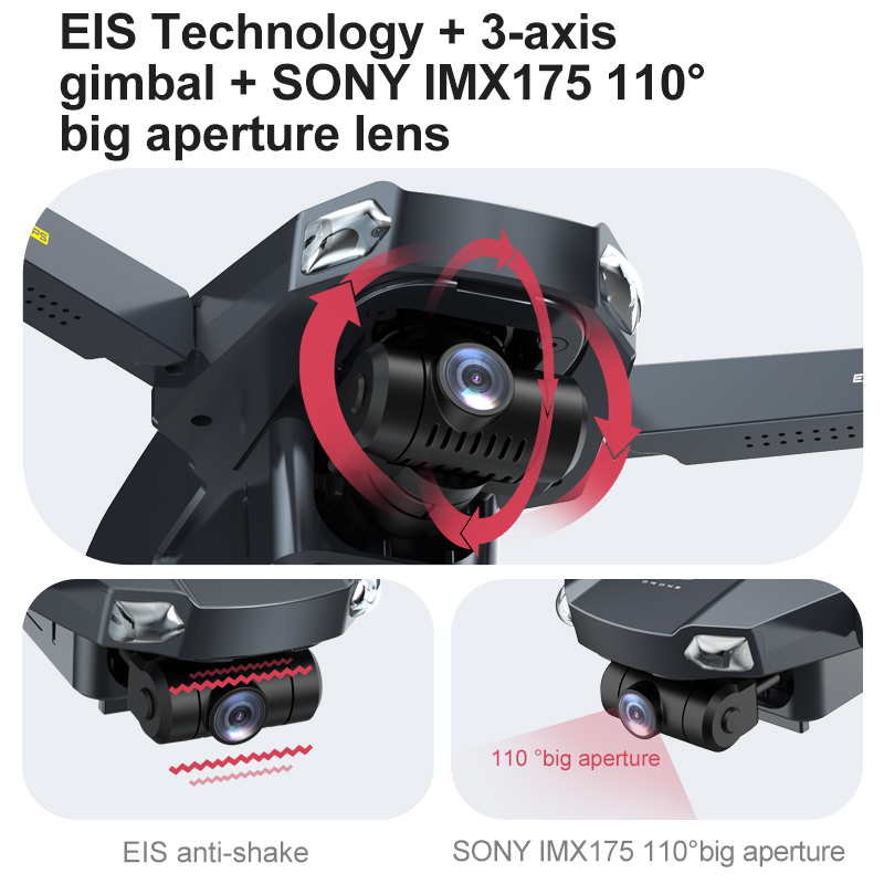 JJRC X20 3-Axis Gimbal Anti-sh - Jjrc Drone X20 ulasan dan harga