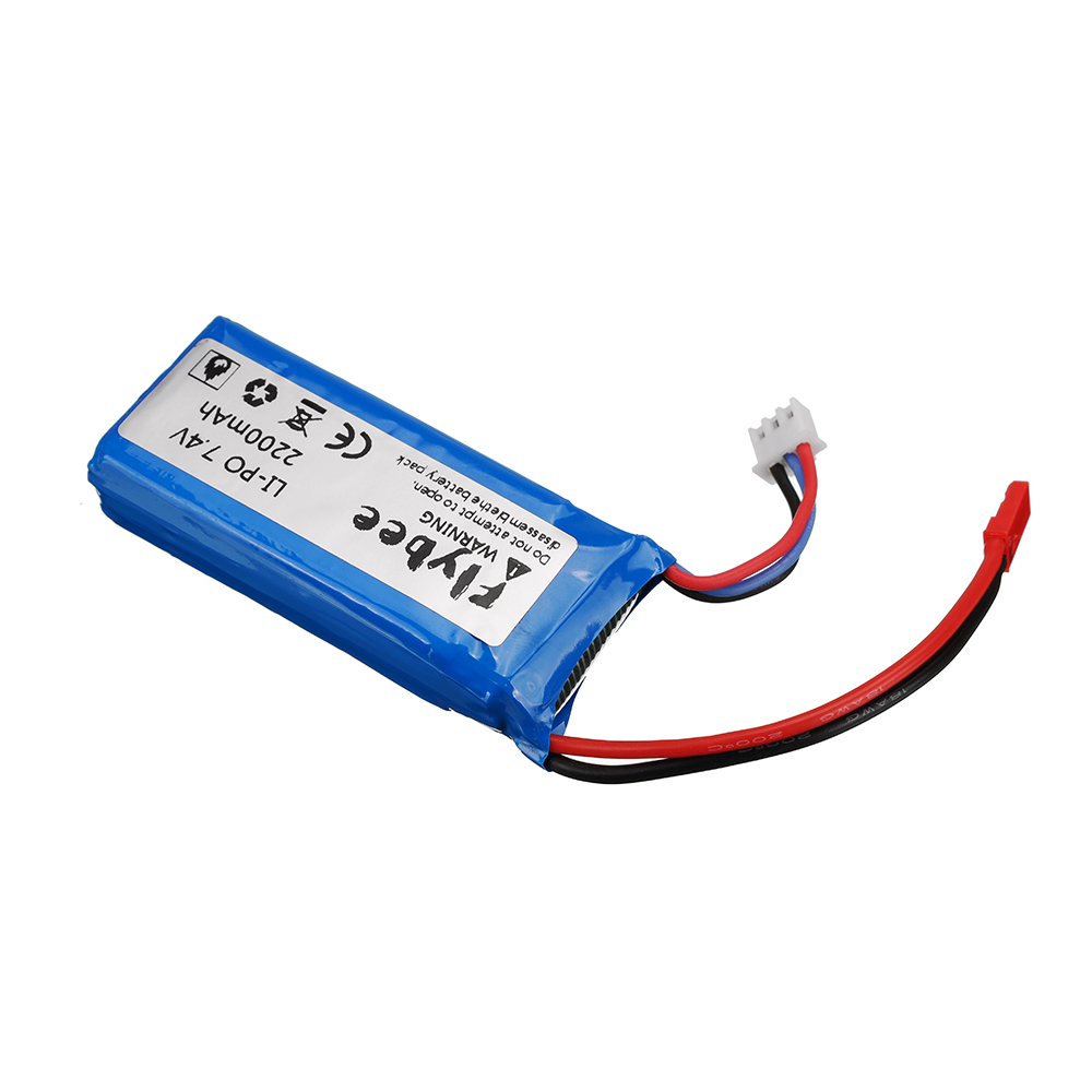 (JST plug) 2200mAh 7.4V 2S Lip - Drone Racing Charger ulasan dan harga