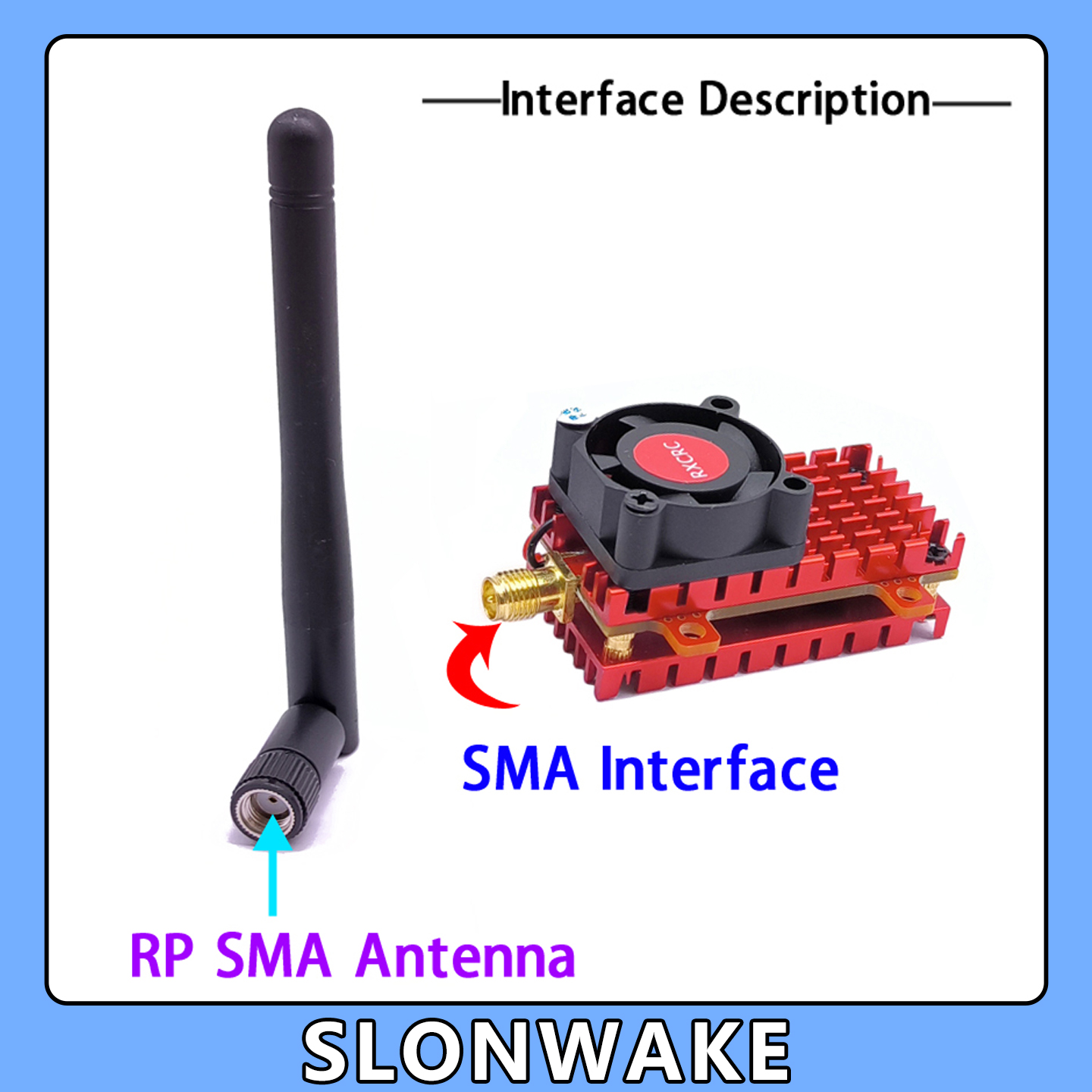 SLONWAKE 5.8G 2W VTX FPV 1800T - Drone Racing Camera ulasan dan harga