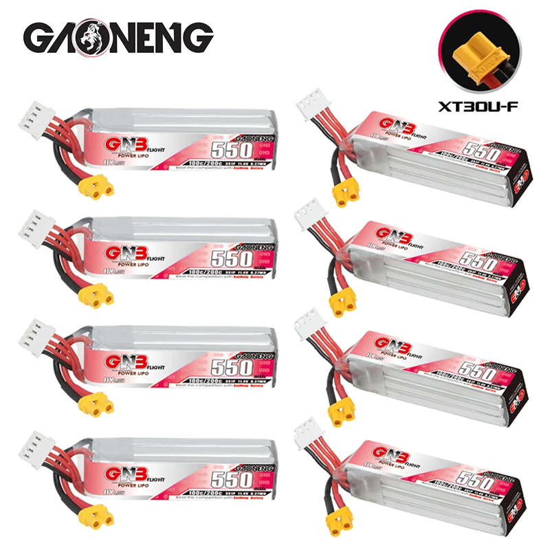 GNB HV 11.4V 550mAh 100C/200C  - Drone Racing Battery ulasan dan harga