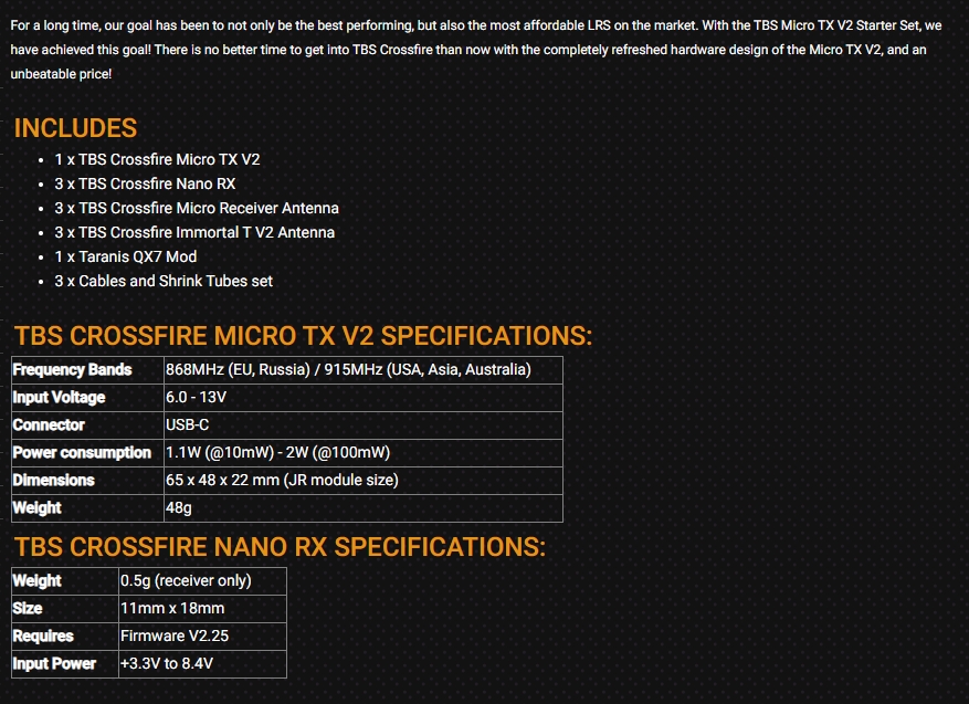 TBS CROSSFIRE MICRO TX V2 STAR - Tbs Fpv Crossfire ulasan dan harga
