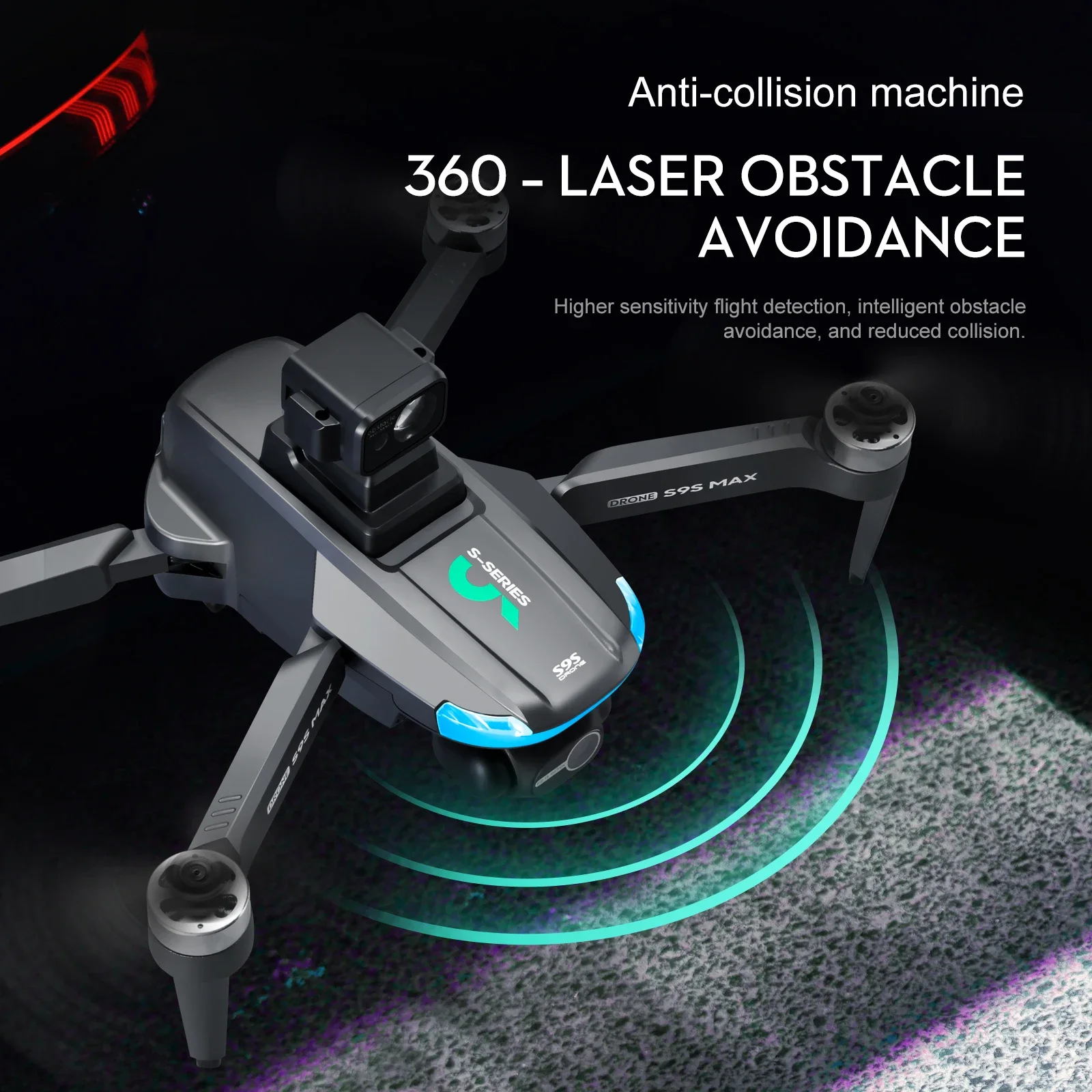 NEW S9S MAX MINI Drone 4K 2-Ax - Drone Racing Camera ulasan dan harga