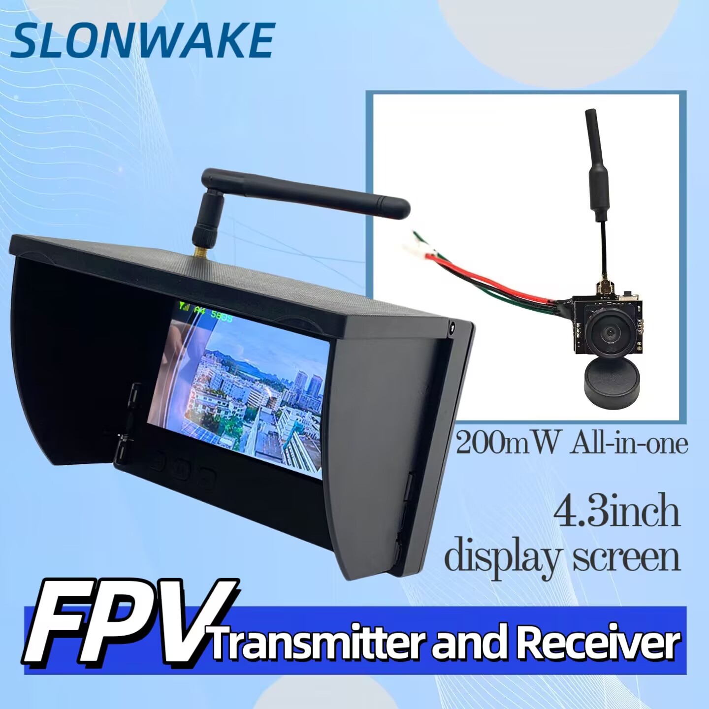 SLONWAKE 5.8G Analog Video Tra - Drone Racing Transmitter ulasan dan harga