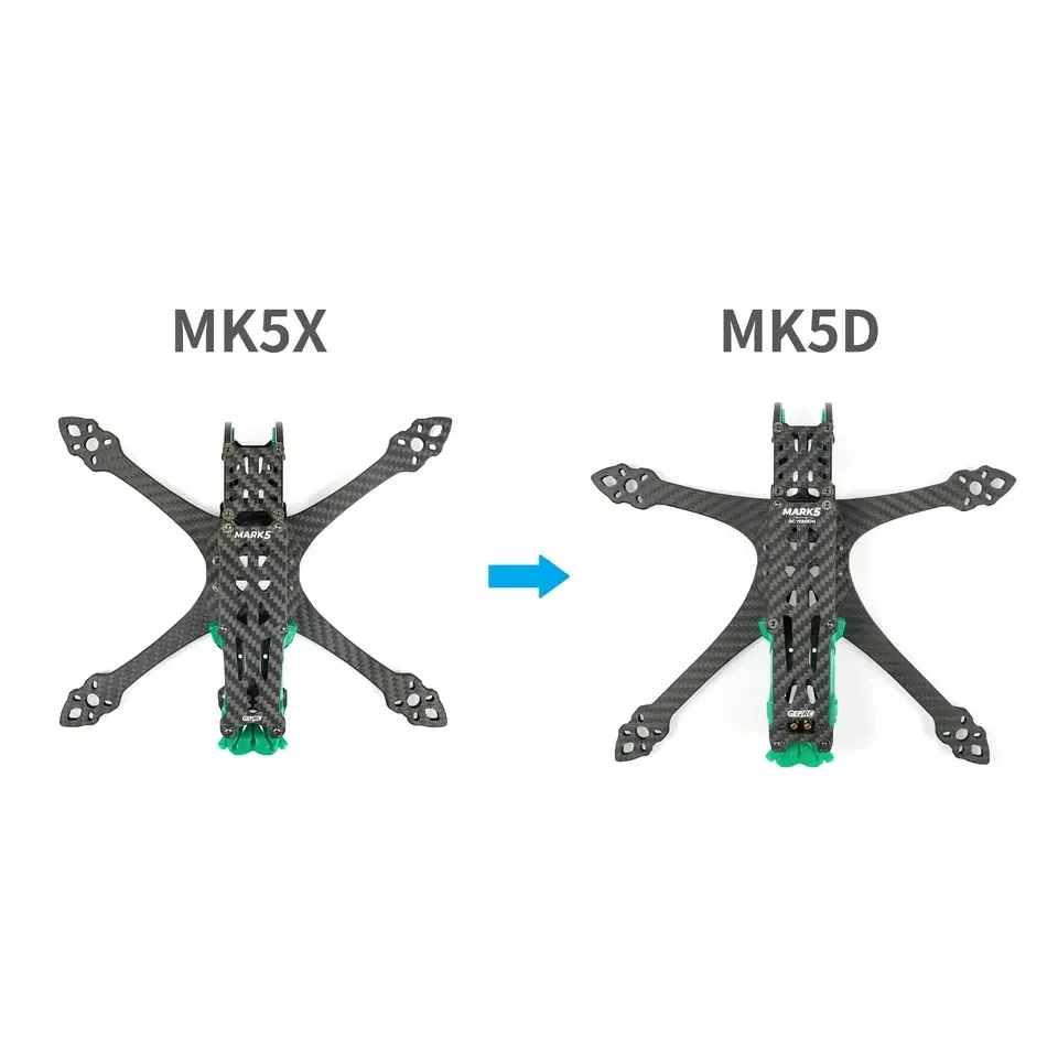 GEP-MK5D O3 MK5X to MK5D DeadC - Drone Racing Frame ulasan dan harga