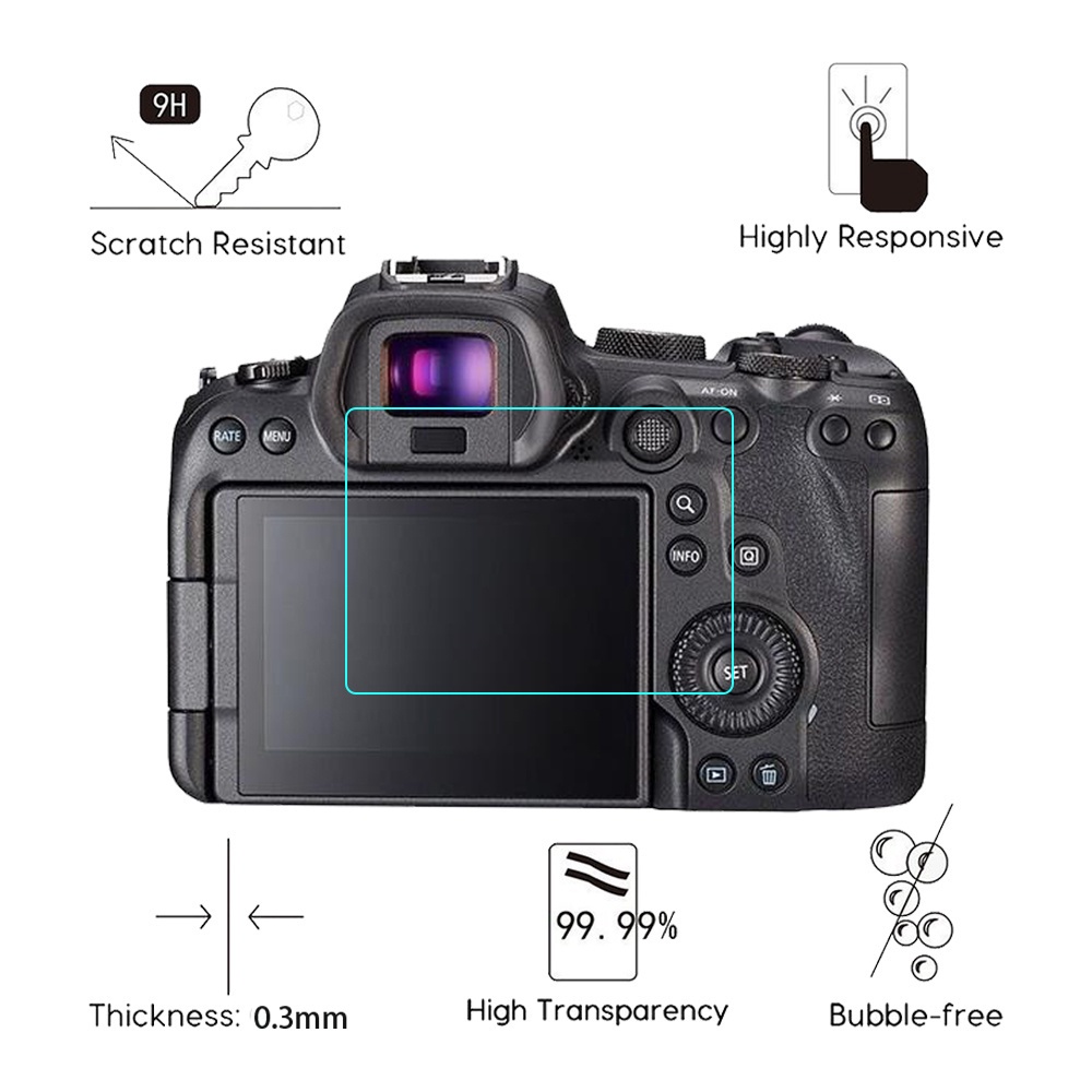 Camera Glass Protective Film F - Canon Camera Eos M50 Mark Ii ulasan dan harga
