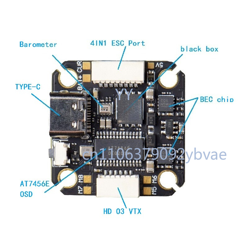 F405 V2 Flight Controller Modu - Drone Racing Flight Controller ulasan dan harga