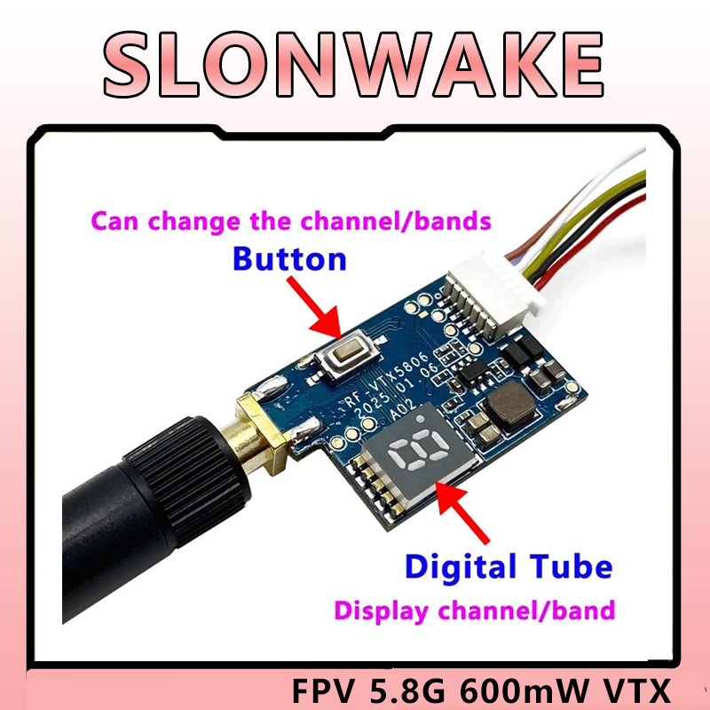 SLONWAKE 5.8G TS5823 PRO Mini  - Drone Racing Vtx ulasan dan harga