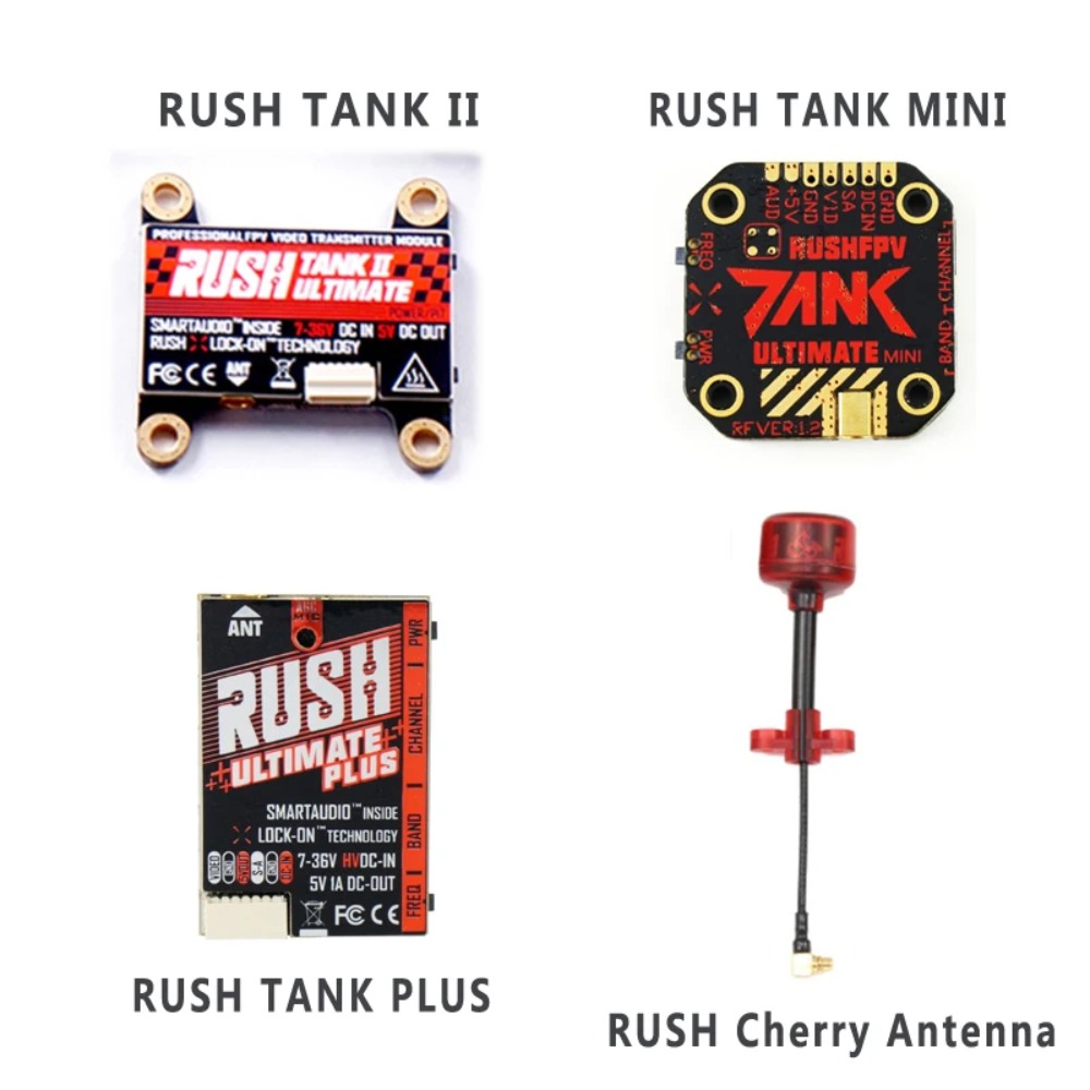 RUSH TANK Ultimate II/Mini/PLU - Drone Racing Vtx ulasan dan harga
