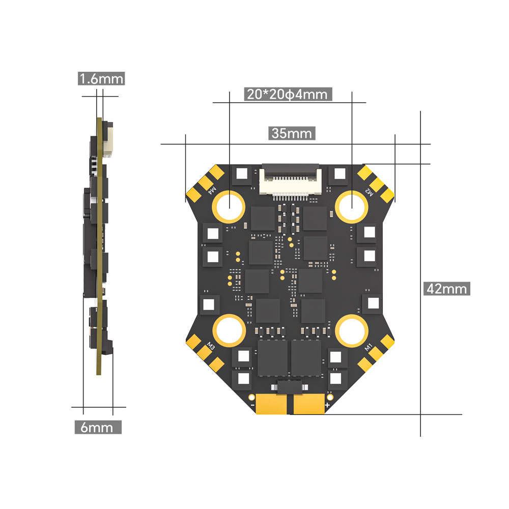 iFlight Borg F7 Mini Stack Fli - Drone Racing Flight Controller ulasan dan harga