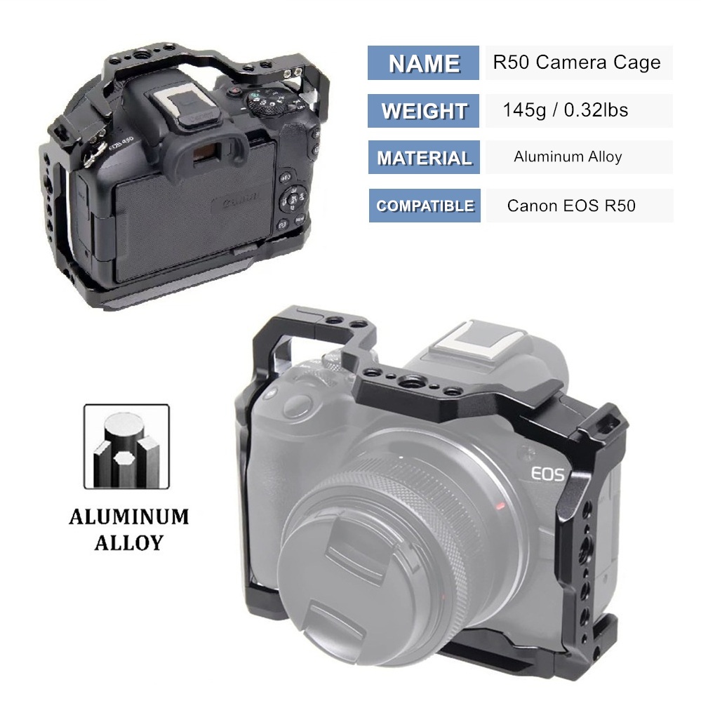 R50 Camera Cage for Canon EOS  - Canon Camera Eos R50 ulasan dan harga