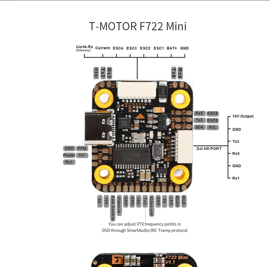 T-Motor MINI F7 FC & F45A 4in1 - Betaflight Fc F7 ulasan dan harga